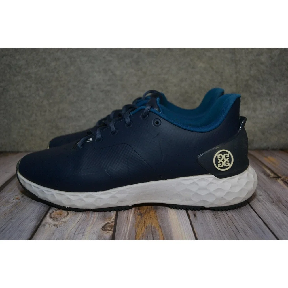 G/FORE MG4+ Golf‎ Shoes Mens Size 9 Blue Navy Spikeless Sneakers G4MF20EF26